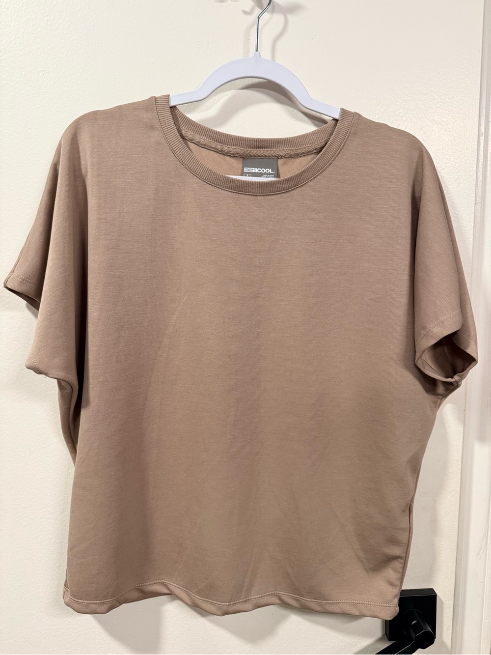 Women's Midi Skirt in Taupe Brown